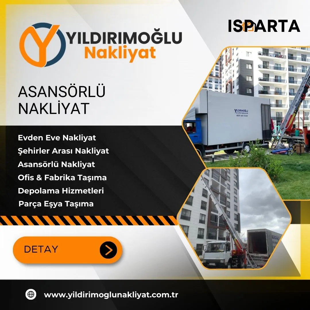 Isparta Asansörlü Nakliyat